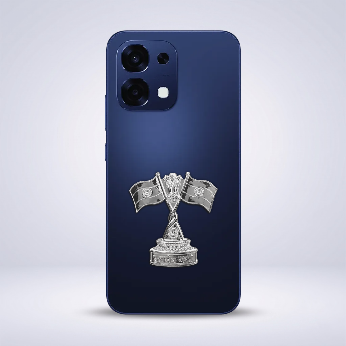 OPPO F31 5G Compatible Satyamev Jayate 3D Metal Emblem Sticker