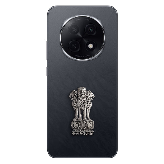 Oppo F29 Pro 5G Compatible Satyamev Jayate 3D Metal Emblem Sticker