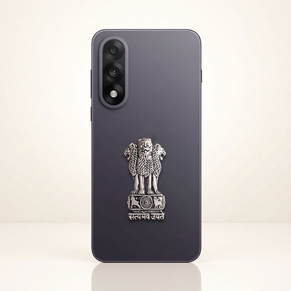 OnePlus Nord 5 5G Compatible Satyamev Jayate 3D Metal Emblem Sticker