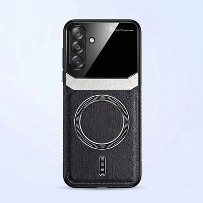 Samsung Galaxy A26 5G Premium Magsafe Magnetic Leather Lens Protective Case