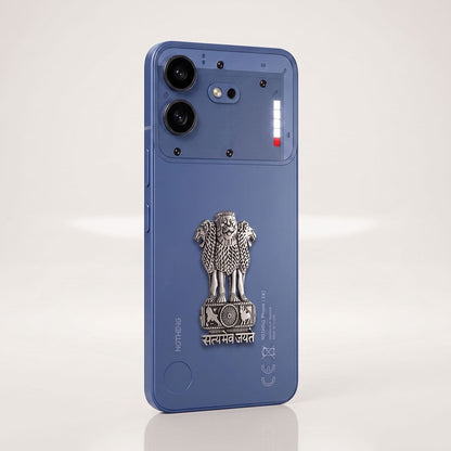 Nothing Phone 4b 5G Compatible Satyamev Jayate 3D Metal Emblem Sticker