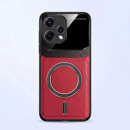 Oppo Reno 15 5G Premium Magsafe Magnetic Leather Lens Protective Case