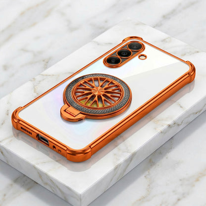 Samsung Galaxy A36 5G Stress Buster Wheel Rotating Airbag Cosmic Orange Case