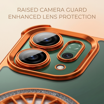 OPPO Reno 14 5G Stress Buster Wheel Rotating Airbag Cosmic Orange Case