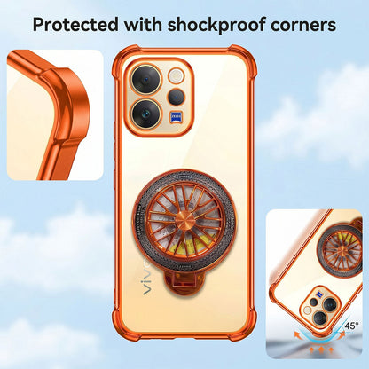 Vivo V70 5G Stress Buster Wheel Rotating Airbag Cosmic Orange Case