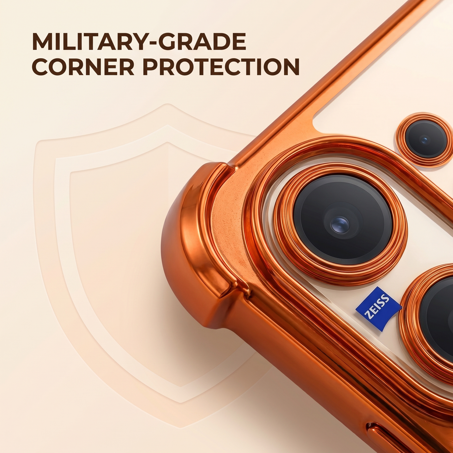 Vivo V60 5G Stress Buster Wheel Rotating Airbag Cosmic Orange Case