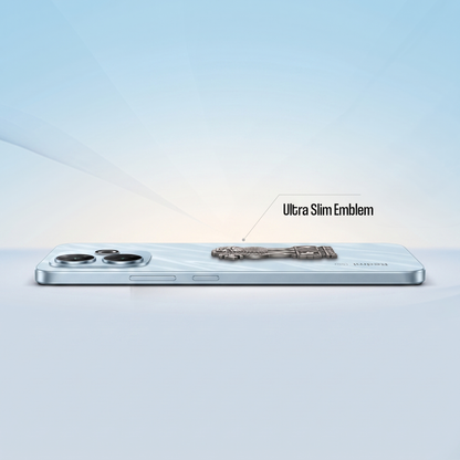 Redmi 13 5G Compatible Satyamev Jayate 3D Metal Emblem Sticker