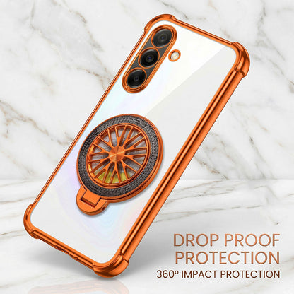 Samsung Galaxy A36 5G Stress Buster Wheel Rotating Airbag Cosmic Orange Case