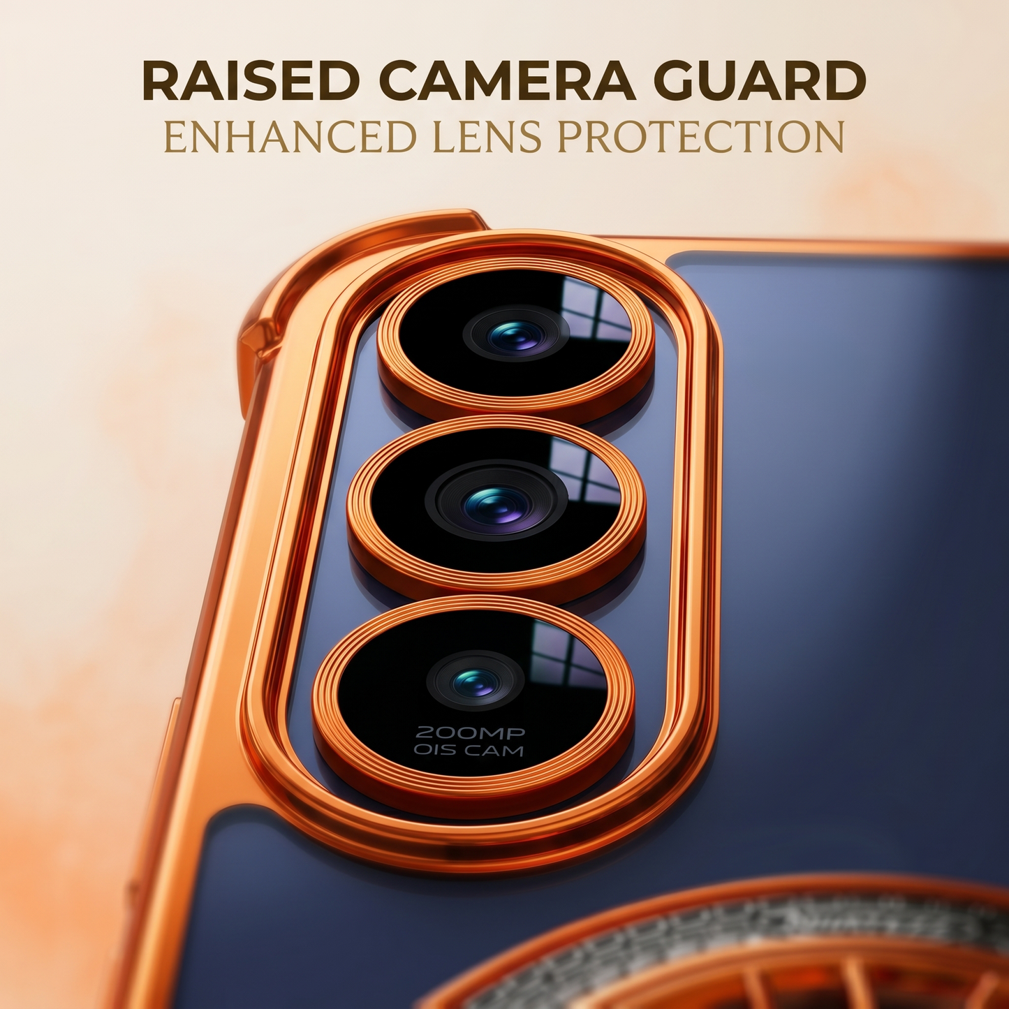Vivo V70 FE 5G Stress Buster Wheel Rotating Airbag Cosmic Orange Case