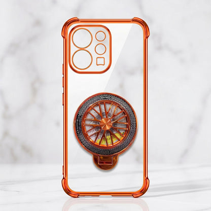 Vivo V70 5G Stress Buster Wheel Rotating Airbag Cosmic Orange Case
