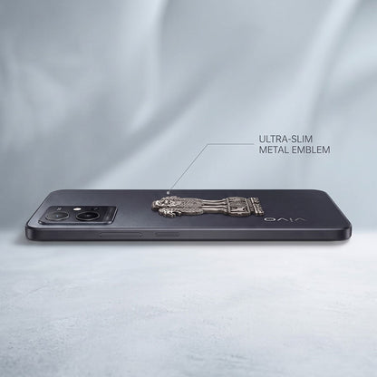 Vivo T1x 5G Compatible Satyamev Jayate 3D Metal Emblem Sticker