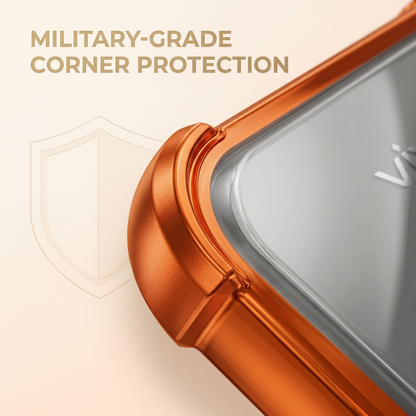Vivo V40 Pro 5G Invincible Bracket Ring Stand Airbag Cosmic Orange Case