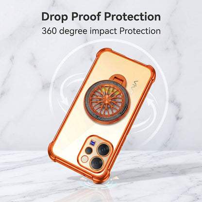 Vivo V70 5G Stress Buster Wheel Rotating Airbag Cosmic Orange Case