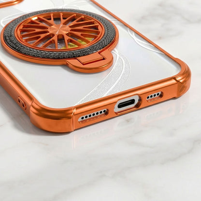 Vivo V70 5G Stress Buster Wheel Rotating Airbag Cosmic Orange Case
