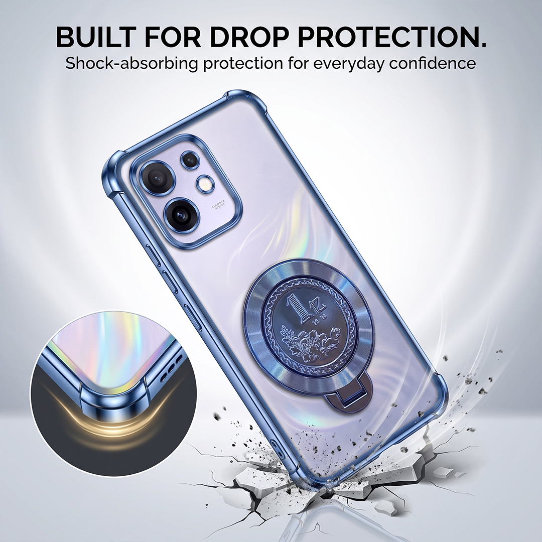 Oppo Reno 16 5G Premium Billion Wheel Rotating Shockproof Airbags Case