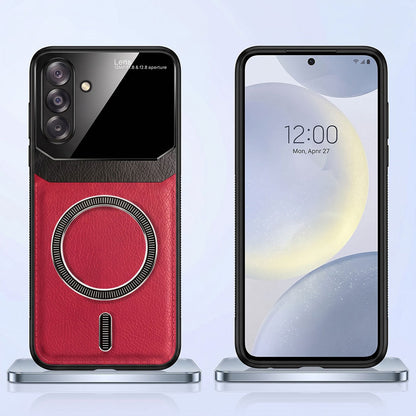 Samsung Galaxy A26 5G Premium Magsafe Magnetic Leather Lens Protective Case
