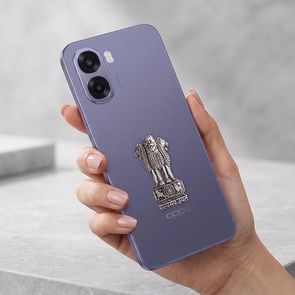 OPPO A6s 5G Compatible Satyamev Jayate 3D Metal Emblem Sticker
