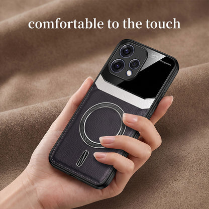 Oppo Reno 15 5G Premium Magsafe Magnetic Leather Lens Protective Case