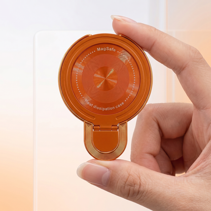 Vivo V60 5G Invincible Bracket Ring Stand Airbag Cosmic Orange Case