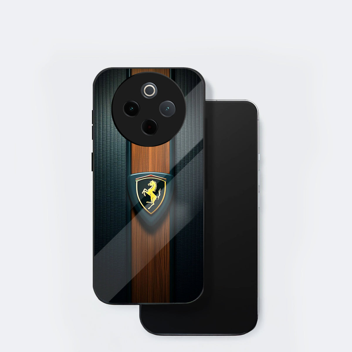 Vivo T4 5G Premium Acrylic Shockproof Glass Back Case (Royal Roadster)
