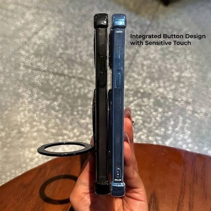 Vivo V70 FE 5G Luxury Four Corner Invincible Bracket Ring Stand Case