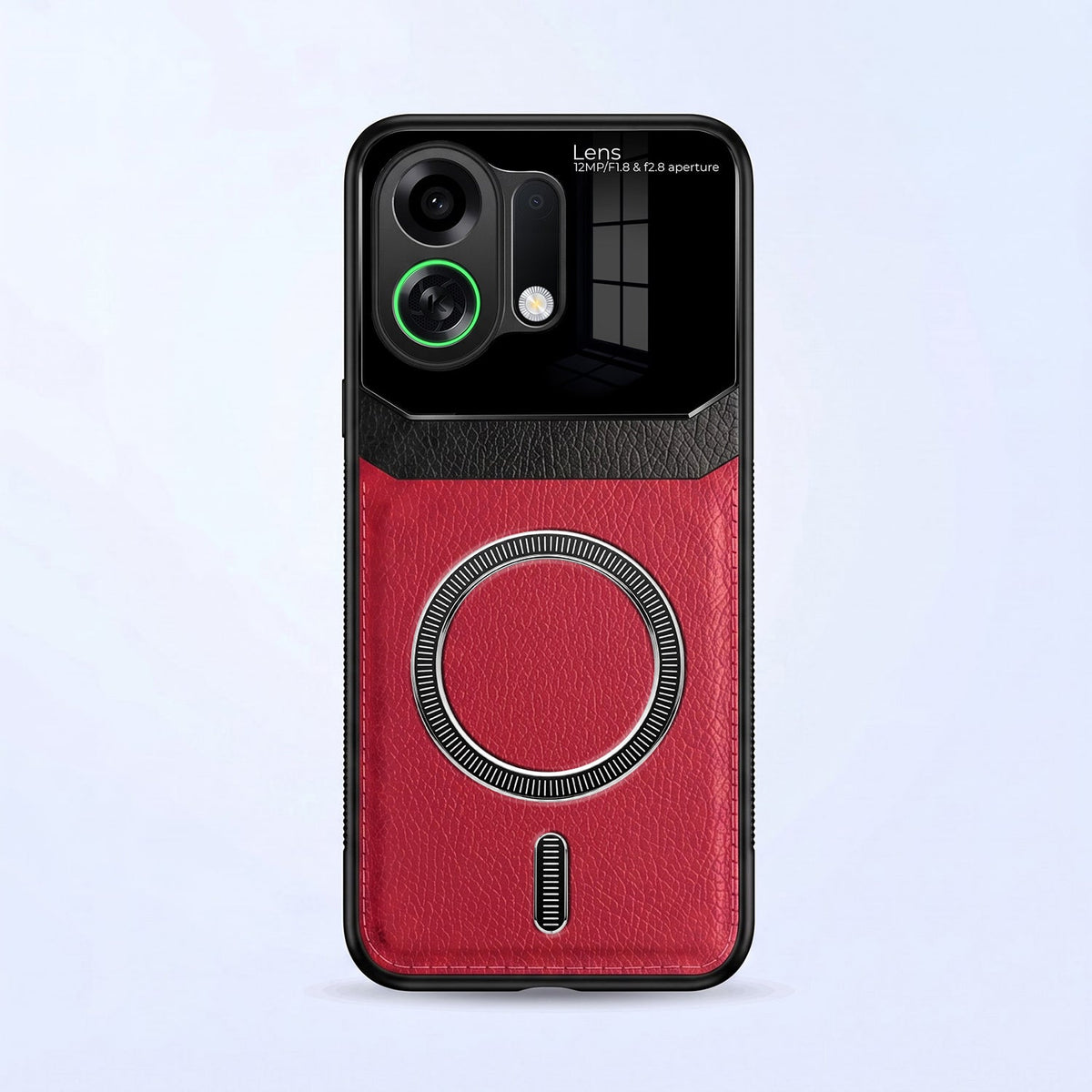 Oppo K13 Turbo 5G Premium Magsafe Magnetic Leather Lens Protective Case