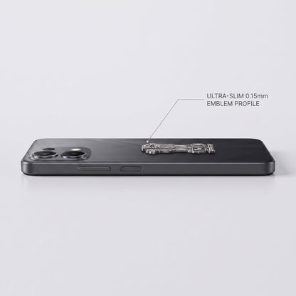 Oppo K13 5G Compatible Satyamev Jayate 3D Metal Emblem Sticker