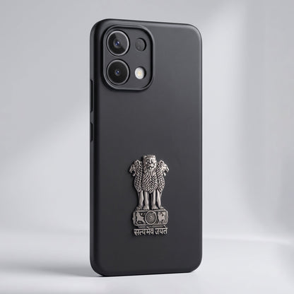 Oppo K13 5G Compatible Satyamev Jayate 3D Metal Emblem Sticker