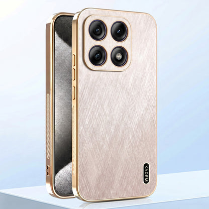Motorola Edge 70 Pro 5G Premium Electroplated Frame Gold Thread Pattern Soft Case