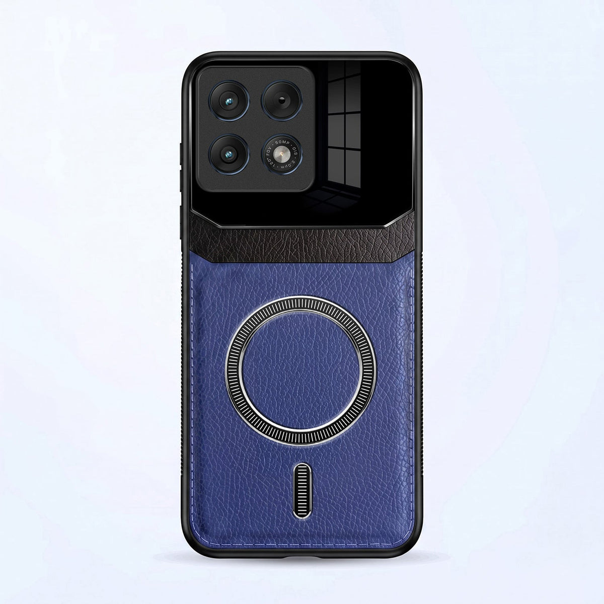 Motorola Edge 70 Pro 5G Premium Magsafe Magnetic Leather Lens Protective Case