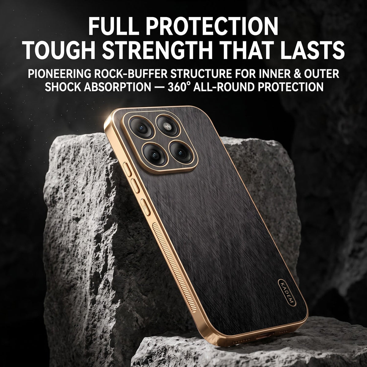 Motorola Edge 60 Pro 5G Premium Electroplated Frame Gold Thread Pattern Soft Case