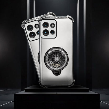 Motorola Edge 50 Neo 5G Premium Stress Buster Wheel Rotating Shockproof Airbags Case