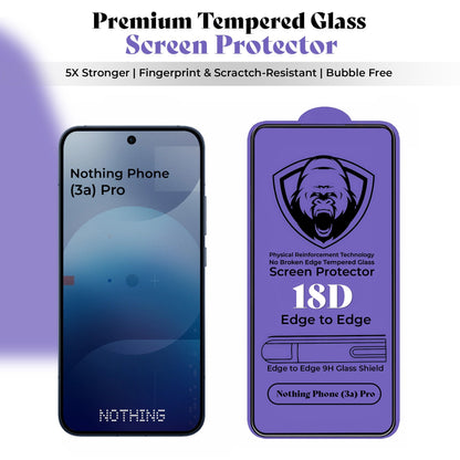 Nothing Phone 3a Pro 5G Original Luxury Magnifier Ring Stand Shockproof Airbags Corner Case