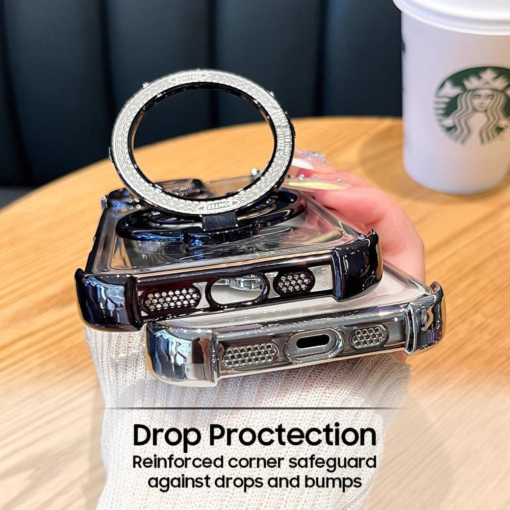 Oppo Reno12 5G Premium Stress Buster Wheel Rotating Shockproof Airbags Case