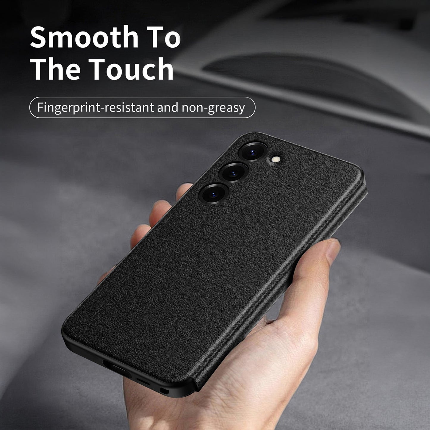 Samsung Galaxy S23 5G Smart Side Window Flip Leather Case
