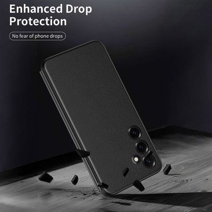 Samsung Galaxy S24 5G Smart Side Window Flip Leather Case