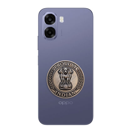 OPPO A6s 5G Compatible Satyamev Jayate 3D Metal Emblem Sticker