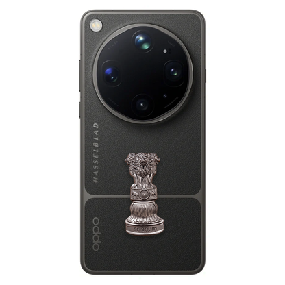 OPPO Find X9 Ultra 5G Compatible Satyamev Jayate 3D Metal Emblem Sticker