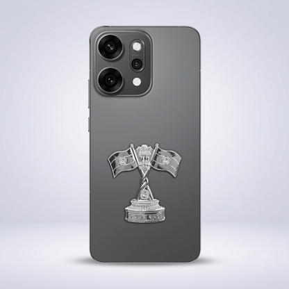 OPPO Reno 14 Pro 5G Compatible Satyamev Jayate 3D Metal Emblem Sticker