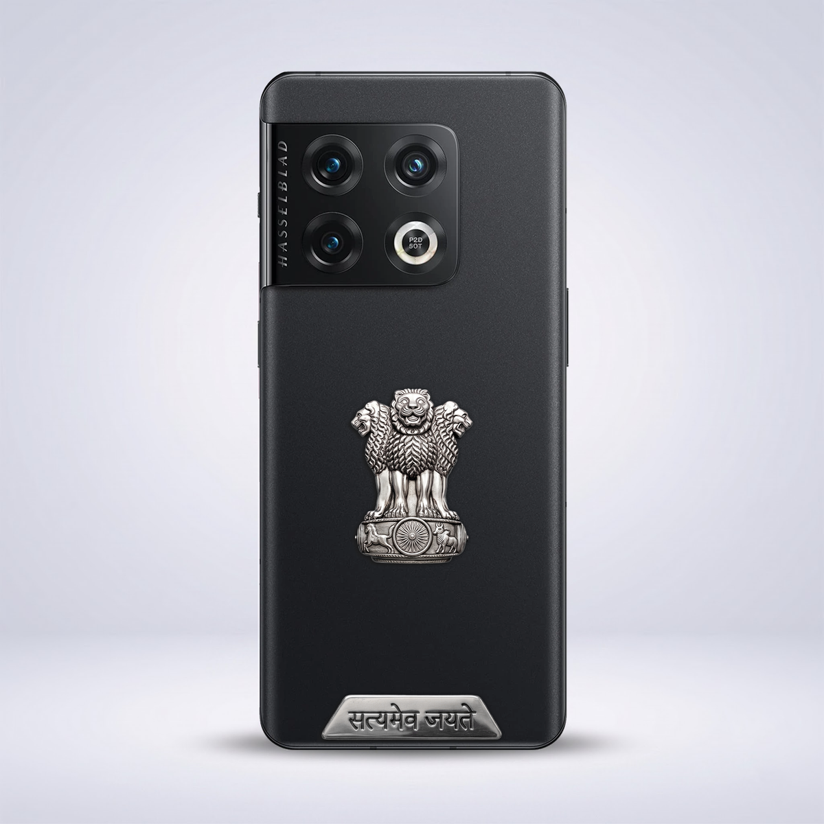 OnePlus 10 Pro 5G Compatible Satyamev Jayate 3D Metal Emblem Sticker