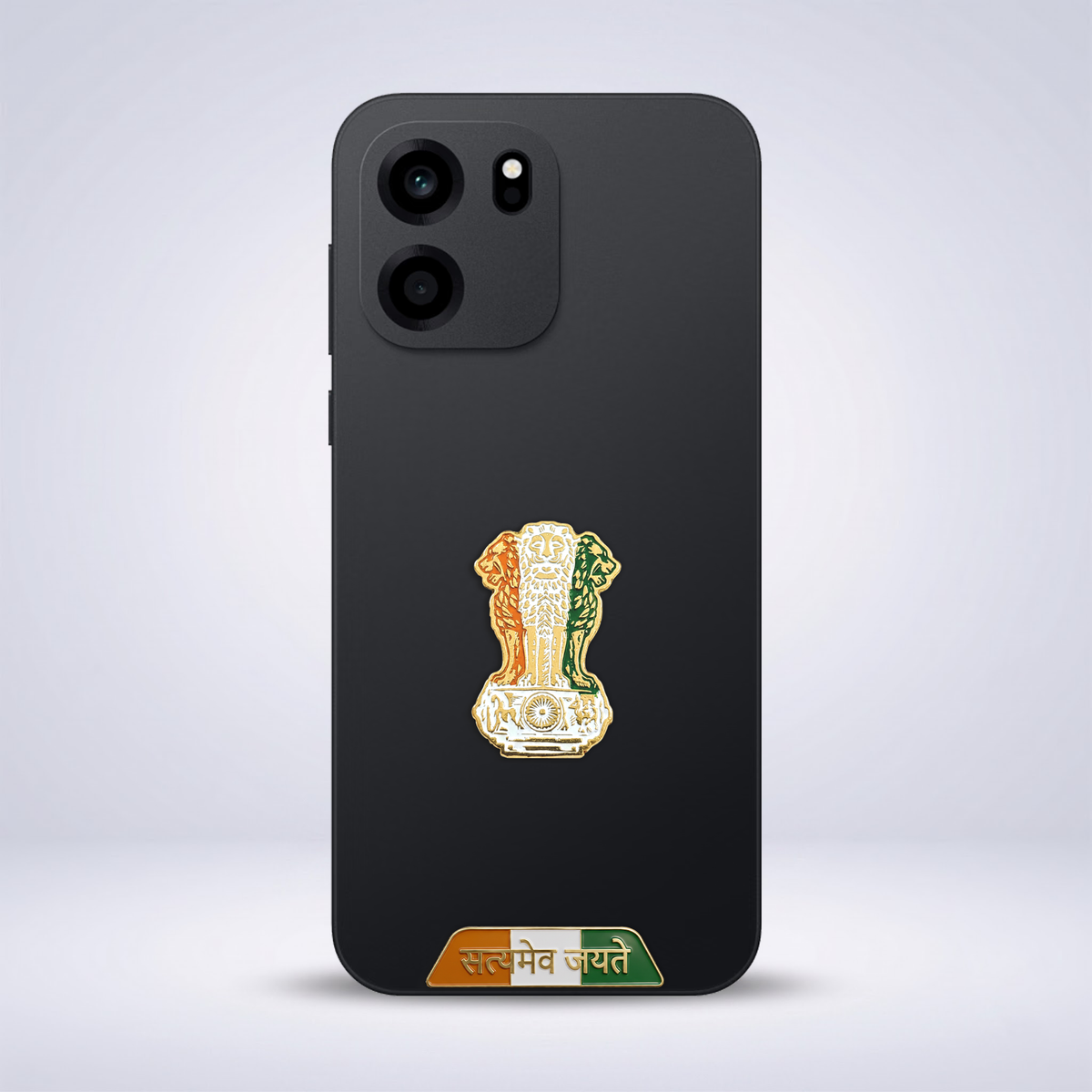 OnePlus Nord CE6 5G Compatible Satyamev Jayate 3D Metal Emblem Sticker