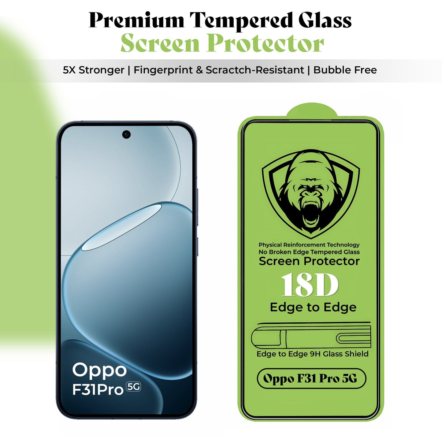 Oppo F31 Pro 5G Original Luxury Magnifier Ring Stand Shockproof Airbags Corner Case