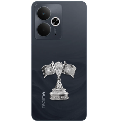 Realme 14T 5G Compatible Satyamev Jayate 3D Metal Emblem Sticker