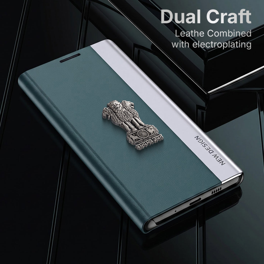 Vivo Y400 Pro 5G Satyamev Jayate Flip Leather Case