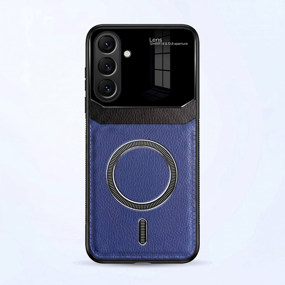Samsung Galaxy A57 5G Premium Magsafe Magnetic Leather Lens Protective Case