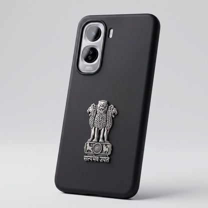Vivo T5 Pro 5G Compatible Satyamev Jayate 3D Metal Emblem Sticker