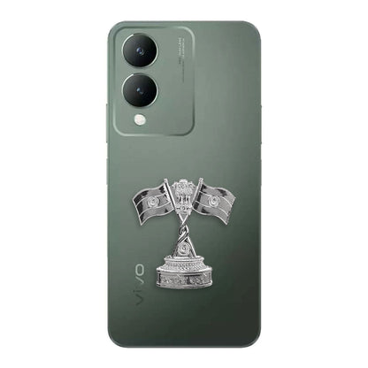Vivo Y17s 5G Compatible Satyamev Jayate 3D Metal Emblem Sticker