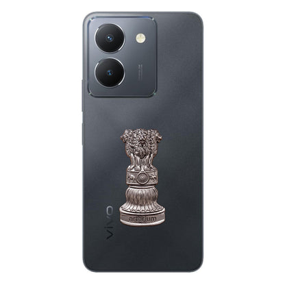 Vivo Y36 5G Compatible Satyamev Jayate 3D Metal Emblem Sticker