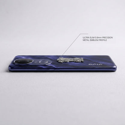 Vivo T4R 5G Compatible Satyamev Jayate 3D Metal Emblem Sticker