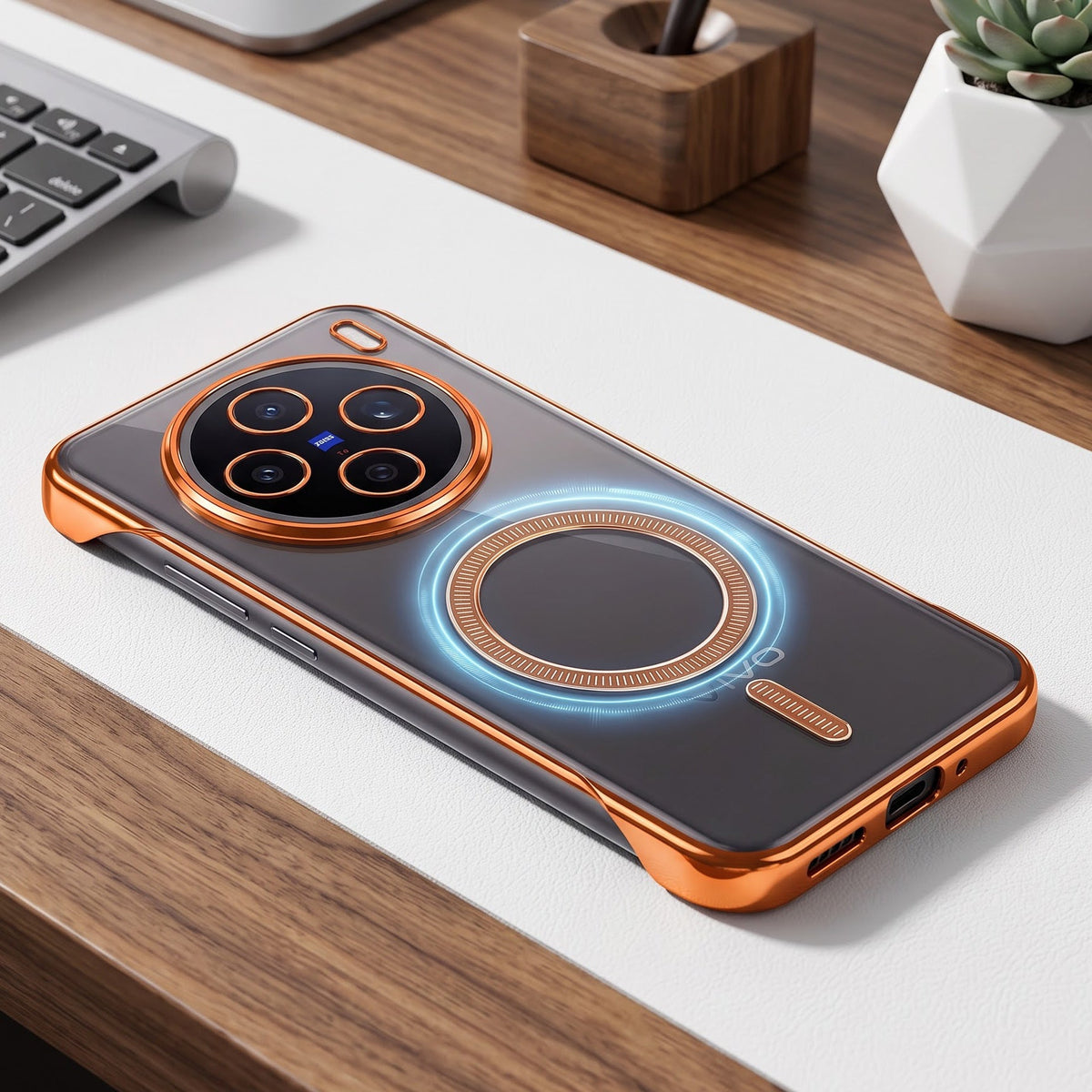 Vivo X200T 5G Frameless MagSafe Shockproof Case
